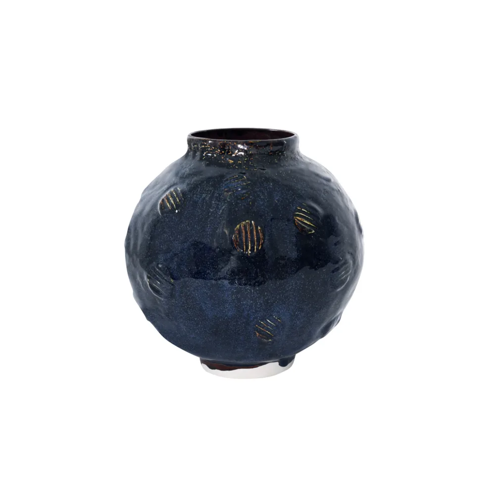 Jars Céramistes Vase Artisan n°2 Indigo