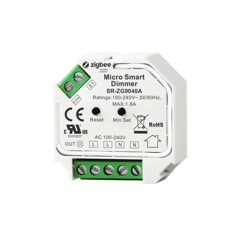 LINEOPS SR-ZG9040A-S - variateur Zigbee encastrable 2 fils