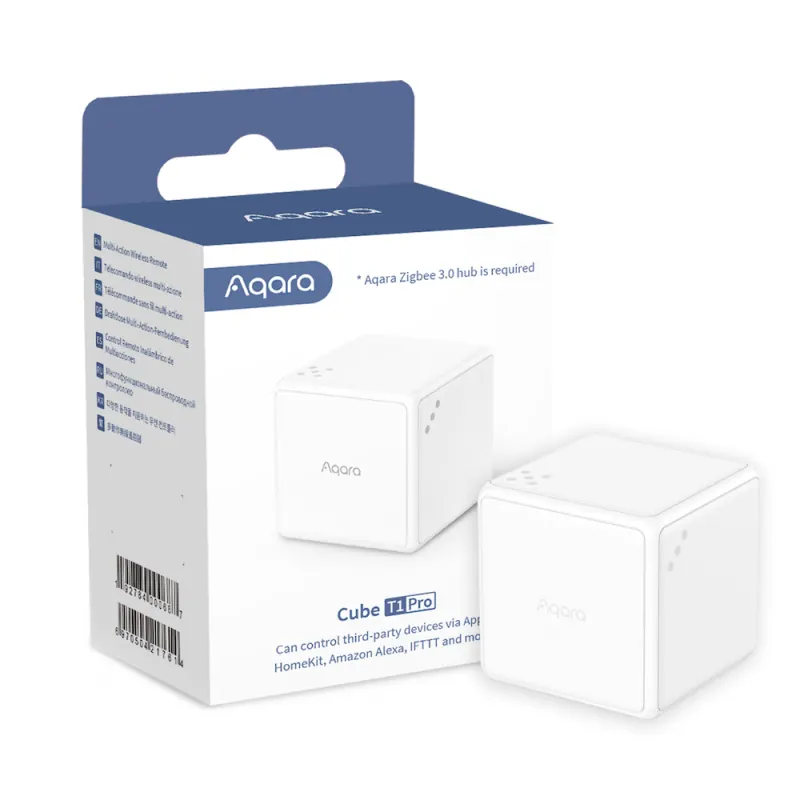 Aqara Contrôleur intelligent Zigbee 3.0 Aqara Cube T1 Pro CTP-R01