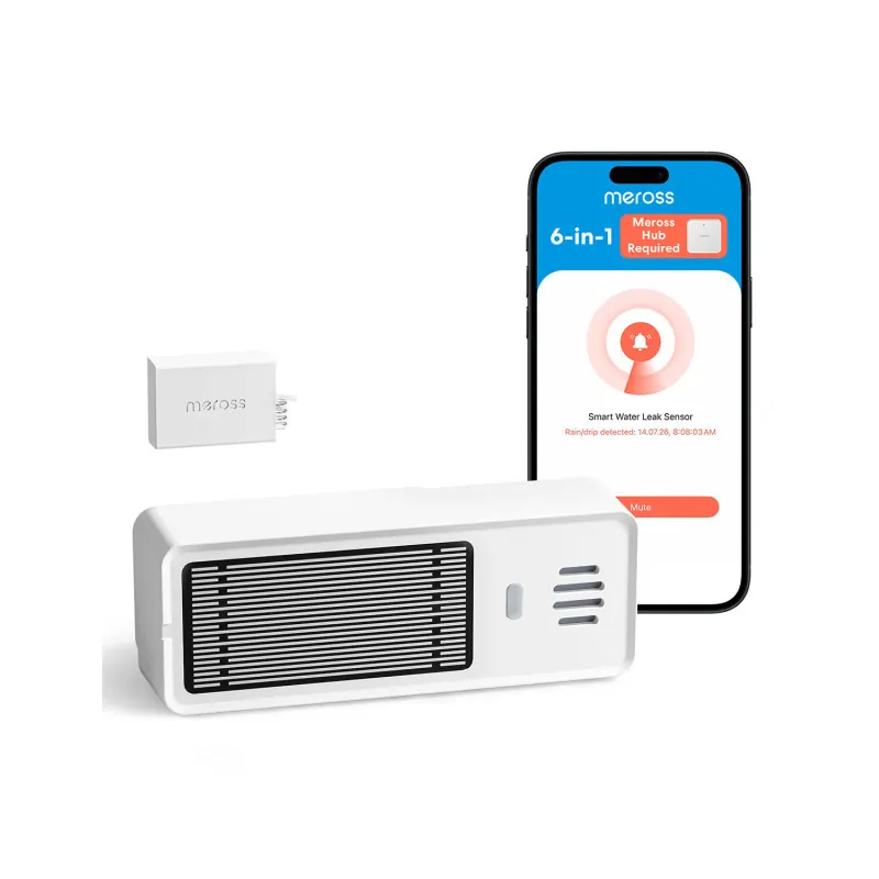 Meross MS420 – Capteur inondation, pluie, niveau d'eau Bluetooth IP66