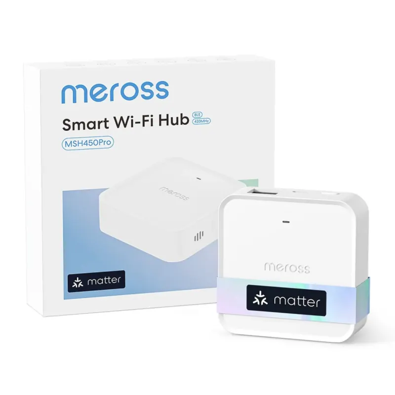 Meross MSH450P – Hub Matter, Bluetooth et 433 MHz