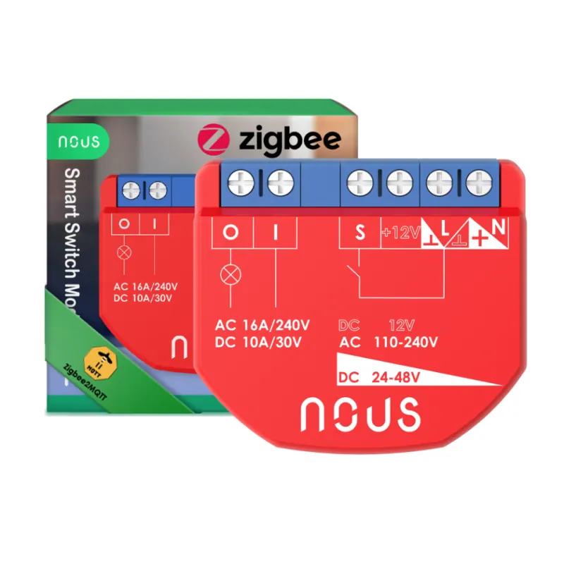 Nous Module Zigbee Contact Sec (10A DC, 16A AC) – 1 charge