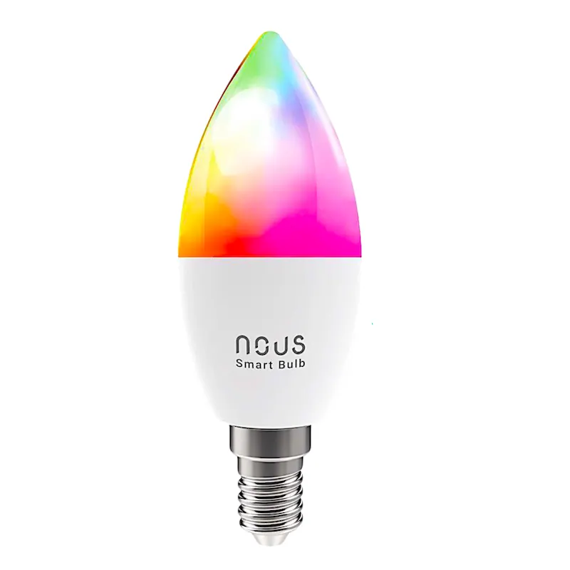 Nous Ampoule intelligente RGB Wi-Fi Matter TUYA (format E14)