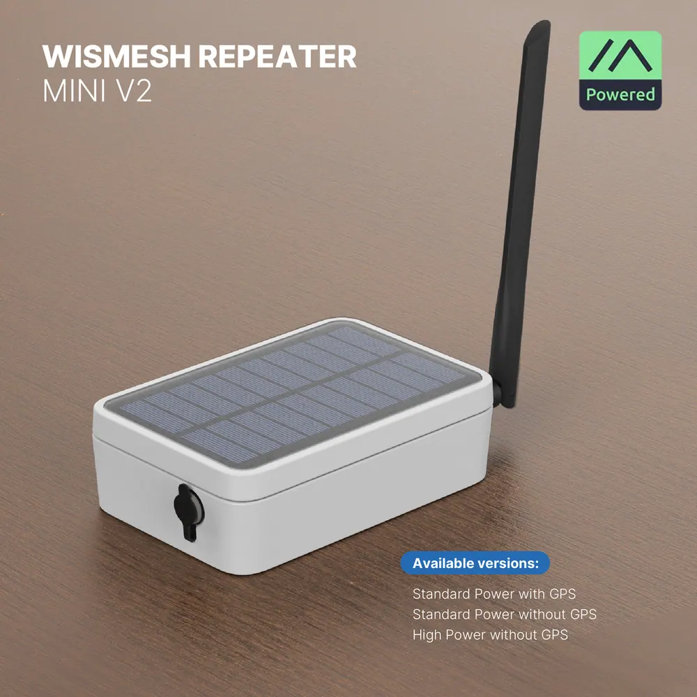 Relais solaire RAKwireless WisMesh Repeater Mini V2 pour réseau Meshtastic