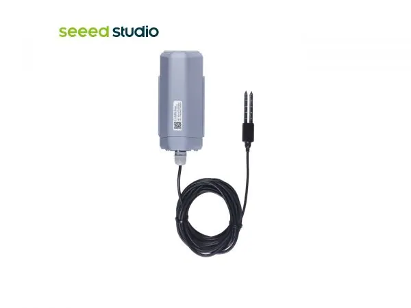 Capteur de sol LoRaWAN installé pour la domotique du jardin