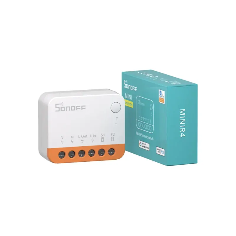 Sonoff Module relais ON/OFF Matter 10A MINIR4M Home Assistant Alexa Google Home HomeKit