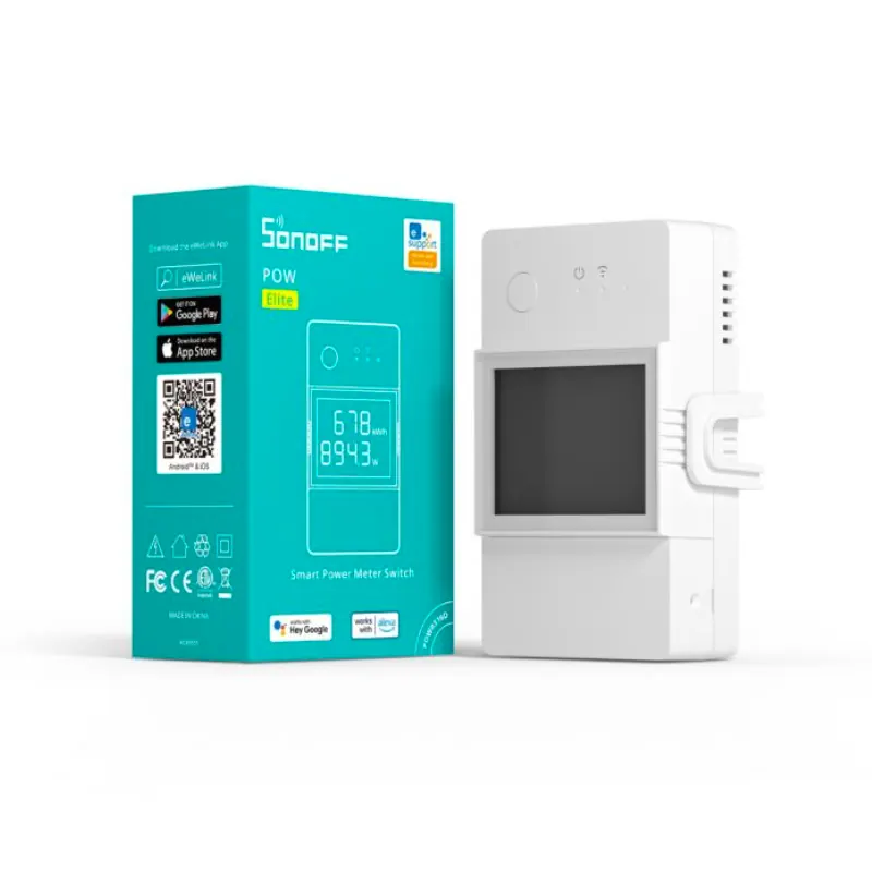 Sonoff Commutateur de compteur de puissance intelligent Elite (20A)