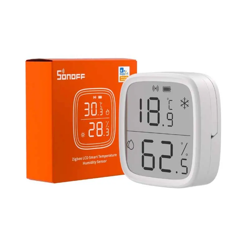 Sonoff SNZB-02D – Capteur de température et d'humidité Zigbee 3.0 avec écran (compatible Zigbee2MQTT)